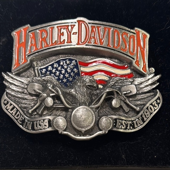 Harley-Davidson Silver Belt Buckle